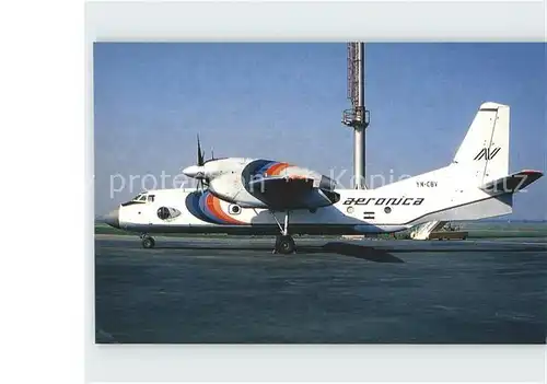 Flugzeuge Zivil Aeronica Antonov 32 YN CBV  Kat. Airplanes Avions