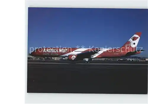 Flugzeuge Zivil America West Arizona Cardinals Colours Boeing B 757 N908AW Kat. Airplanes Avions