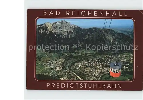 Seilbahn Predigtstuhl Bad Reichenhall  Kat. Bahnen