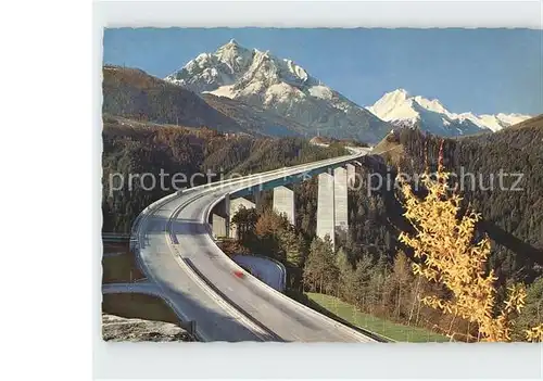 Bruecken Bridges Ponts Europa Bruecke Innsbruck Silltal Stubaier Alpen 
