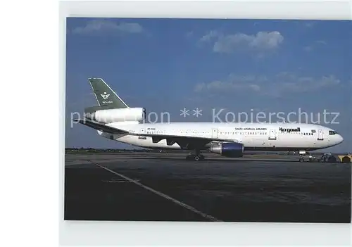 Flugzeuge Zivil Saudia McDDouglas DC 10 10 PP OOO Kat. Airplanes Avions