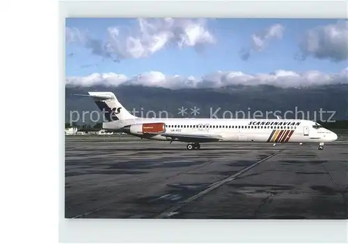 Flugzeuge Zivil McD Douglas MD 87 LN ROZ cn 49608  Kat. Airplanes Avions