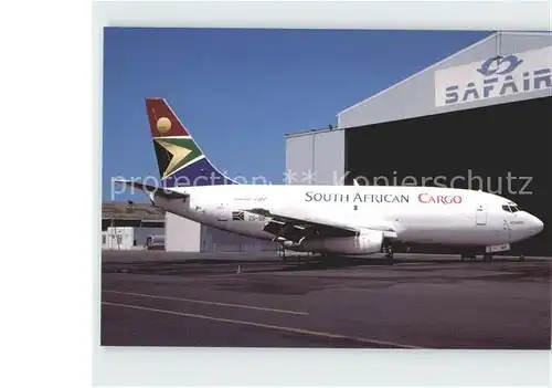 Flugzeuge Zivil South African Cargo B 737 244F ZS SIF c n 22585 Kat. Airplanes Avions