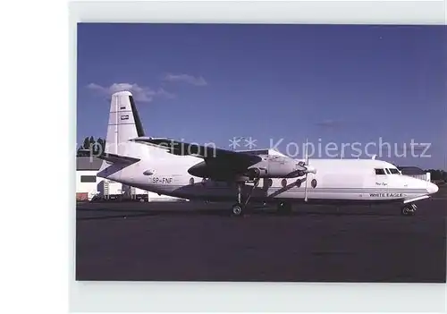 Flugzeuge Zivil White Eagle Aviation Fokker F27 600 SP FNF c n 10179 Kat. Airplanes Avions