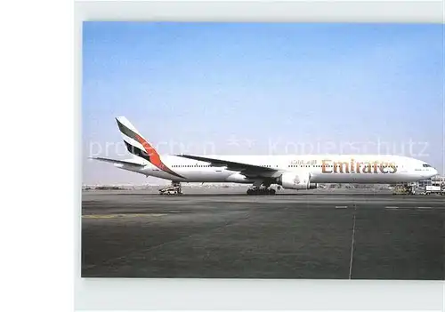 Flugzeuge Zivil Emirates B 777 31H A6 EMN c n 29063 Kat. Airplanes Avions