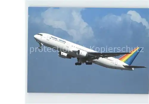 Flugzeuge Zivil Trans Brasil Boeing 767 3Y0 ER PT TAE cn 24948 Kat. Airplanes Avions
