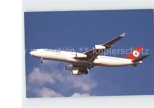 Flugzeuge Zivil Turkish Airlines Airbus A340 TC JDJ Kat. Airplanes Avions