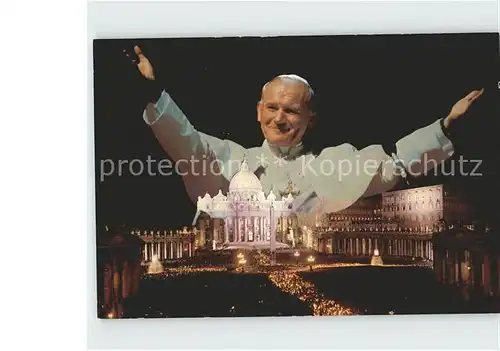 Papst Papa Giovanni Paolo II. Roma Basilica S. Pietro  Kat. Religion