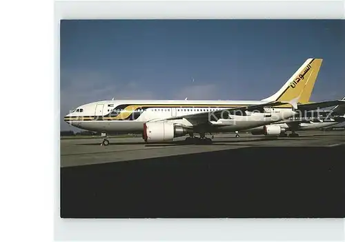 Flugzeuge Zivil Sudan Airways F ODVF Airbus A 310 304 c n 445 Kat. Airplanes Avions