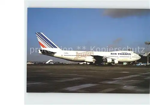 Flugzeuge Zivil Air France Jumbo Boeing 747 100 F BPVL  Kat. Airplanes Avions