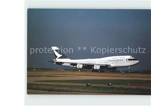 Flugzeuge Zivil Cathay Pacific Boeing 747 400 Kat. Airplanes Avions