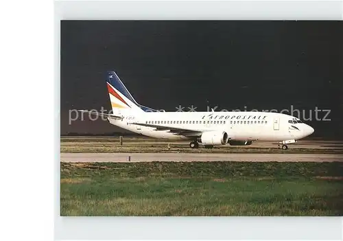 Flugzeuge Zivil L Aeropostale Boeing B 737 3B3QC F GFUE C n 24387 Kat. Airplanes Avions