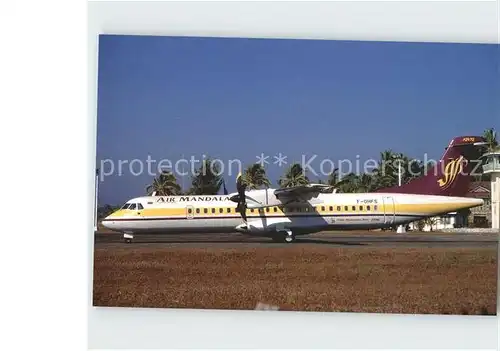 Flugzeuge Zivil Air Mandalay ATR 72 210 F OHFS cn 393 Kat. Airplanes Avions