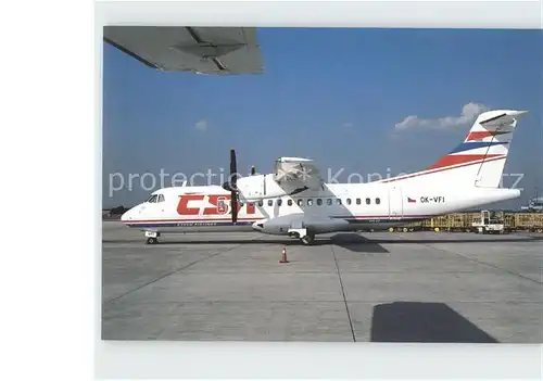 Flugzeuge Zivil CSA Aerospatiale Alenia ATR42 300 OK VFI cn 173 Kat. Airplanes Avions