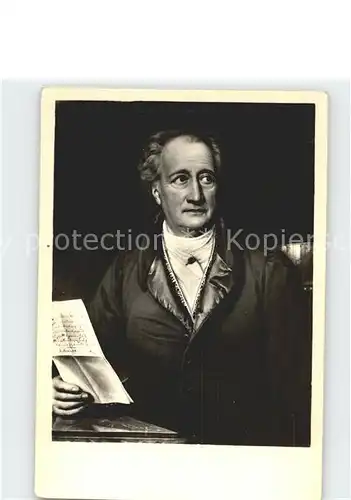 Goethe Johann Wolfgang von oelgemaelde Josef Stieler Weimar Nationalmuseum  Kat. Dichter
