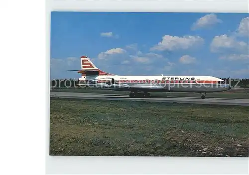 Flugzeuge Zivil Sterling Airways Sud Aviation SE 210 Caravelle Kat. Airplanes Avions