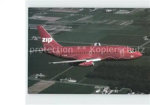 Flugzeuge Zivil ZIP Boeing B737 200 C GCPP  Kat. Airplanes Avions