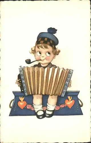 Kinder Child Enfants Handharmonika Pfeife Muetze  Kat. Kinder