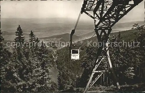 Seilbahn Schauinsland Schwarzwald  Kat. Bahnen