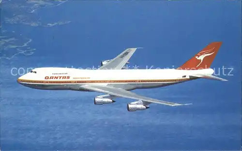 Flugzeuge Zivil Qantas Airways 747B  Kat. Airplanes Avions