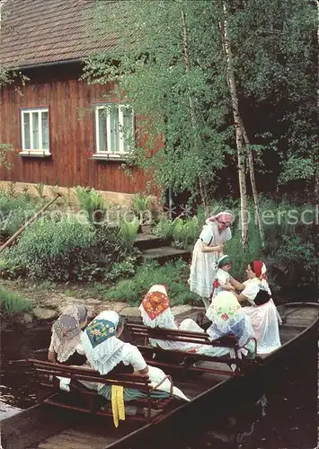 Trachten Leipe Spreewald Boot Dolnoserbka drastwa Lipje Blota  Kat. Trachten