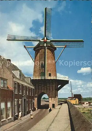 Windmuehle Rijn en Lek Wijk bij Duurstede Kat. Gebaeude und Architektur