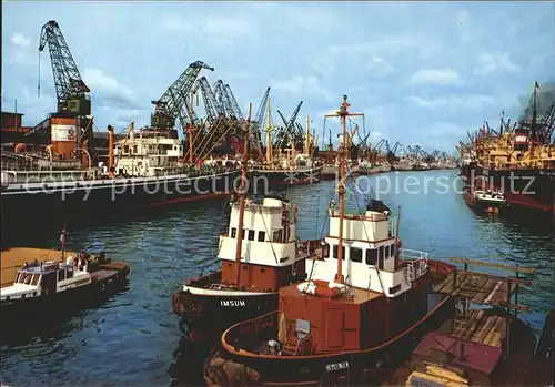 Boote Schiffe Bremen Hafen  Kat. Schiffe