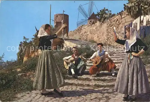 Trachten Spanien Tanz Jonquet Mandoline Gitarre Palma de Mallorca  / Trachten /