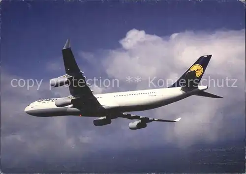 Lufthansa Airbus A340 Kat. Flug