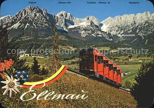 Zahnradbahn Hartkaiser Ellmau Wilder Kaiser  Kat. Bergbahn