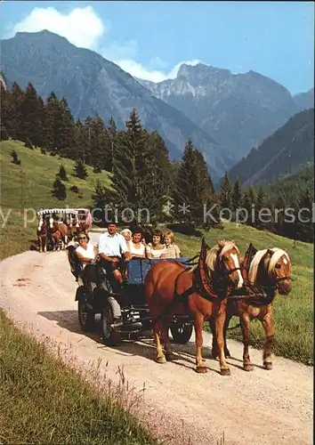 Pferdekutschen Stellwagen Oytal Himmelhorn Schneck Kat. Tiere