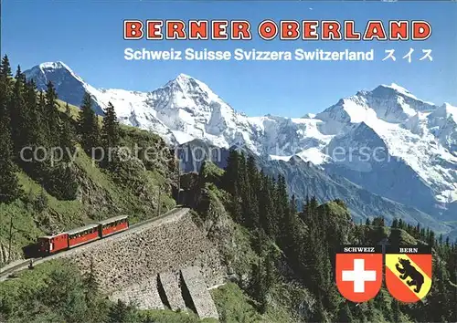 Bergbahn Berner Oberland Eiger Moench Jungfrau  Kat. Bergbahn