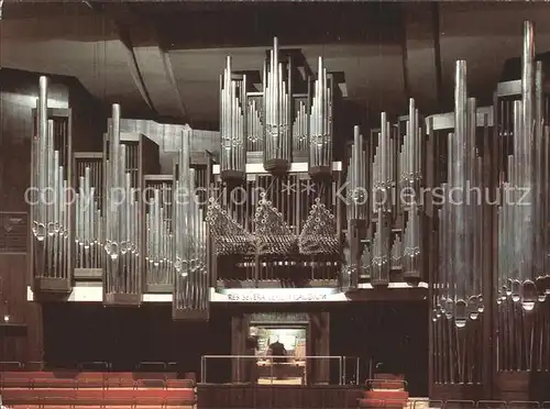 Kirchenorgel Schuke Orgel Neues Gewandhaus Leipzig  Kat. Musik