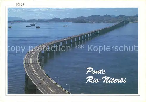Bruecken Bridges Ponts Ponte Rio Niteroi 