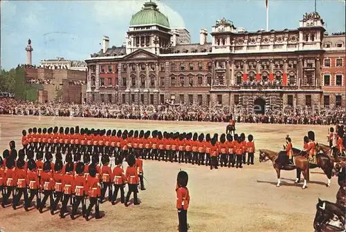 Leibgarde Wache Trooping the Colour Horseguards Parade London  Kat. Polizei