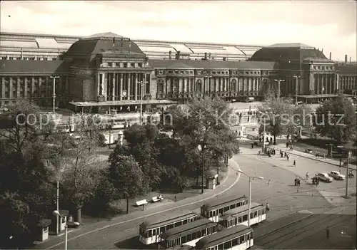 Strassenbahn Hauptbahnhof Leipzig  Kat. Strassenbahn