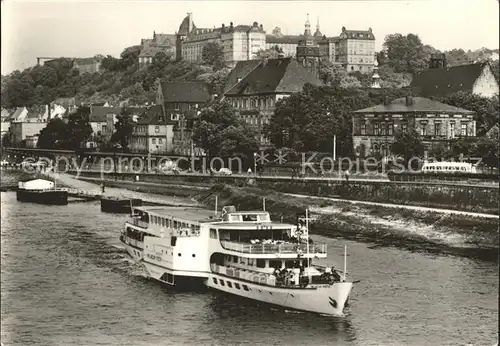 Motorschiffe Wilhelm Pieck Pirna Weisse Flotte  Kat. Schiffe