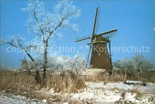 Windmuehle Kinderdijk Kat. Gebaeude und Architektur