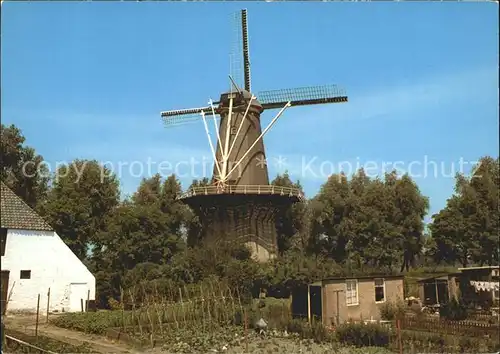 Windmuehle Molen Prins van Oranje Buren Kat. Gebaeude und Architektur