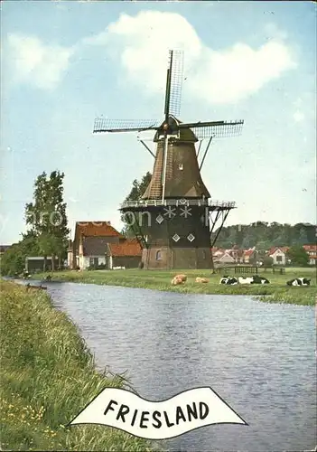 Windmuehle Friesland  Kat. Gebaeude und Architektur