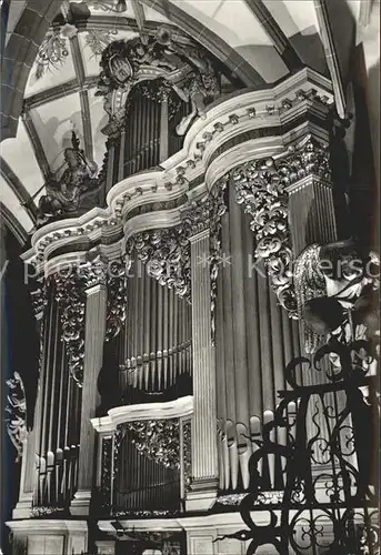 Kirchenorgel Silbermannorgel Dom Freiberg Kat. Musik