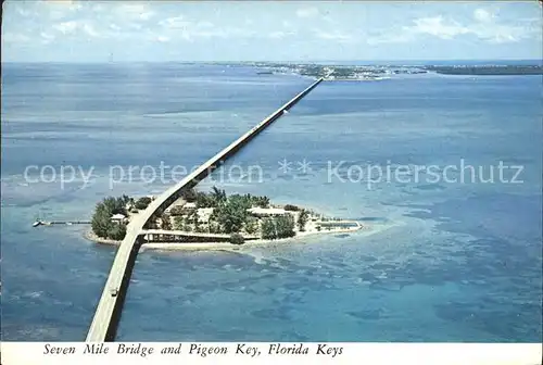 Bruecken Bridges Ponts Seven Mile Bridge and Pigeon Key Florida Keys 