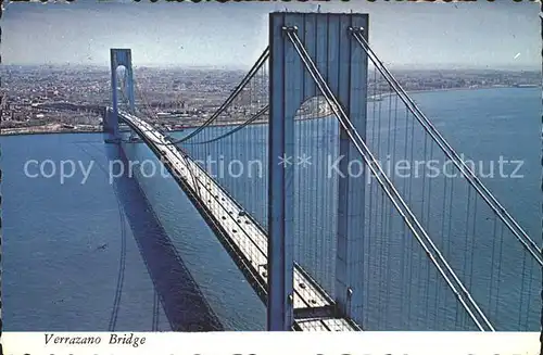 Bruecken Bridges Ponts Verrazano Narrows Bridge New York 