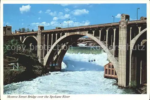 Bruecken Bridges Ponts Monroe Street Bridge Spokane River 