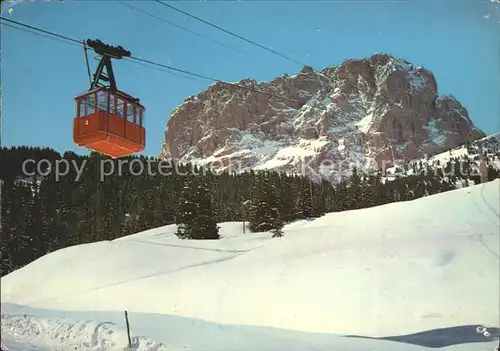 Seilbahn Dolomiti Funivia Plan de Gralba Sassolungo Kat. Bahnen