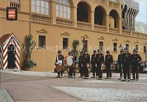 Leibgarde Wache Principaute de Monaco Presentation Garde Palais Princier  Kat. Polizei