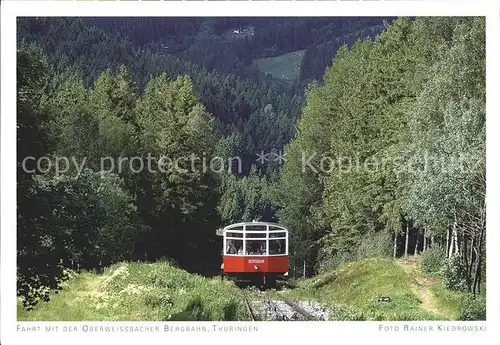 Bergbahn Oberweissbach Thueringen Kat. Bergbahn