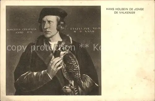 Holbein Hans Robert Cheseman De Jonge de Valkenier  Kat. Kuenstlerkarte