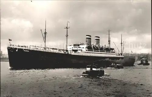 Dampfer Oceanliner D. Hansa Hamburg Amerika Linie Kat. Schiffe