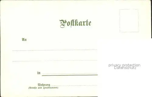 Monatskarte Mai Herz Wald Blumen Thomas Gugggenberger Litho Kat. Besonderheiten